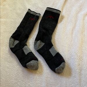 Black and Gray Crew Socks